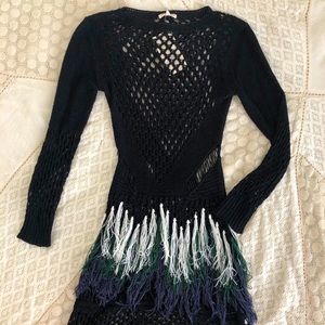 Black Crochet dress